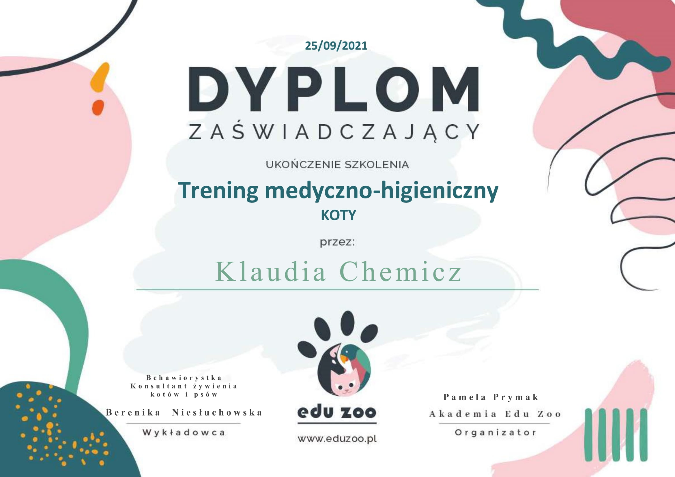 Klaudia Chemicz behawiorystka