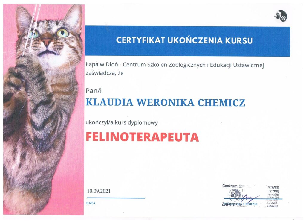 Klaudia Chemicz behawiorystka