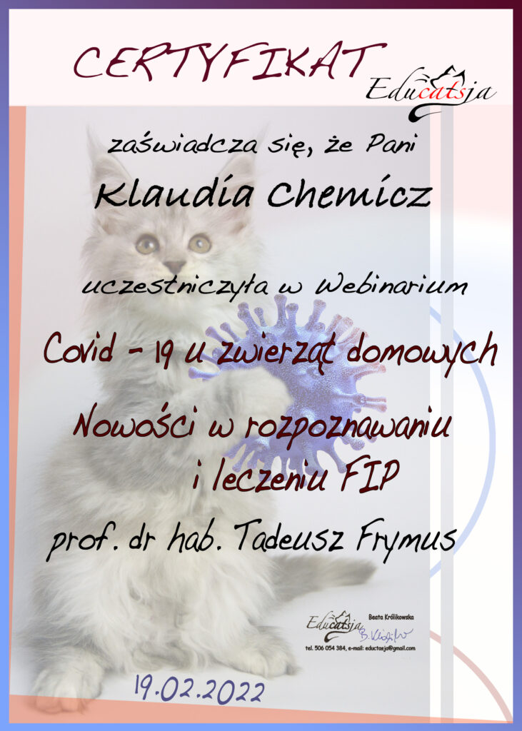 Klaudia Chemicz behawiorystka