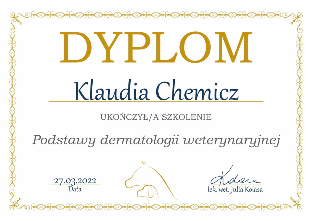 Klaudia Chemicz behawiorystka